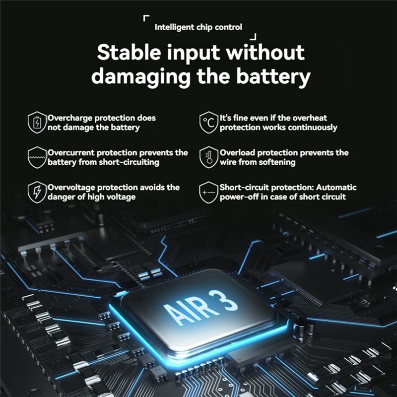 Drone Battery 3S - Batterie à affichage numérique classique 6-en-1