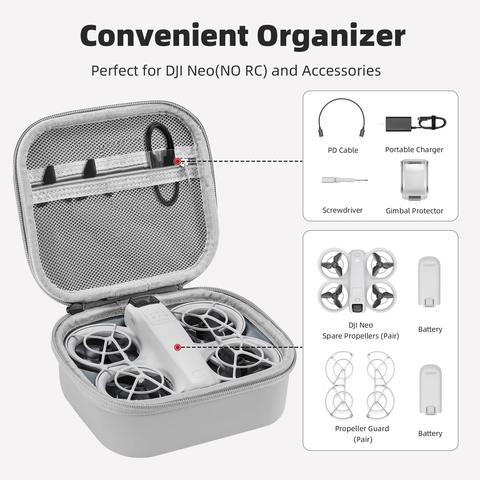 Mallette de rangement pour Dro - Drone Battery Bag avis et prix