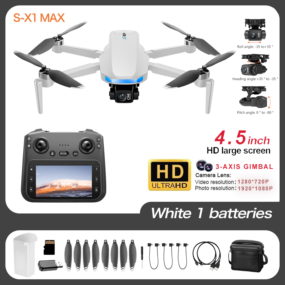 Drone GPS S-X1 Pro 4K avec car - Jjrc Drone X12 avis et prix